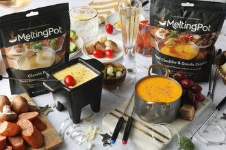 Inspired by the unique Melting Pot restaurant experience, consumers can now fondue at home and elevate any meal or occasion into an extraordinary experience. Whether you are a beginner or expert at fondue, Melting Pot has made it simple to create fresh cheese fondue, pre-packaged perfectly with the right amount of ingredients, paired with premium dippers from Omaha Steaks. Simply open the package and warm it up on the stove top, microwave, or slow cooker– no fondue pot needed.