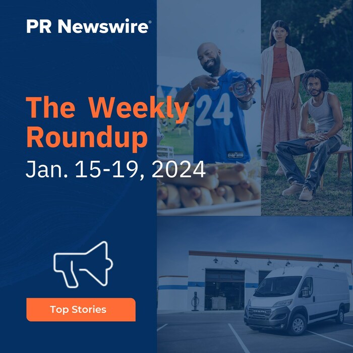 PR Newswire Weekly Press Release Roundup, Jan. 15-19, 2024. Photos provided by TUMS, UGG and Stellantis.